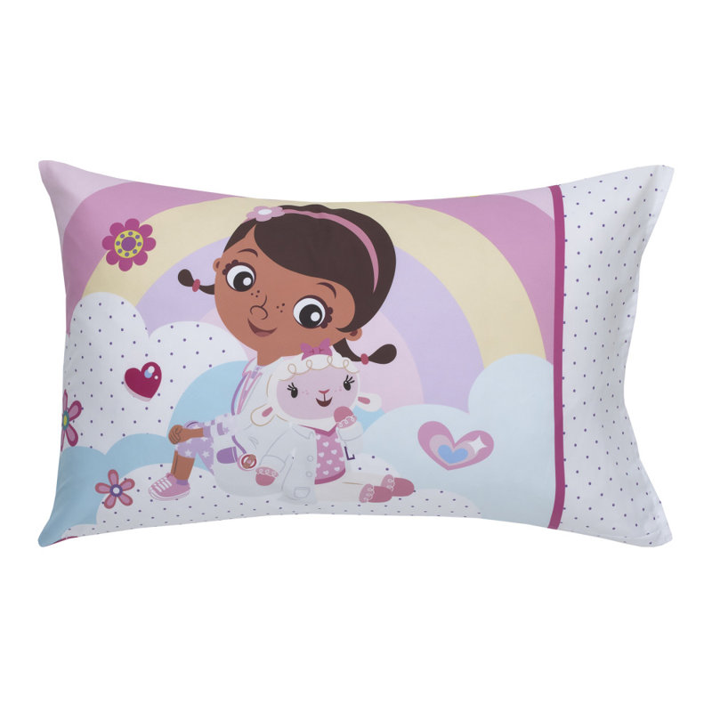 Disney Nojo Doc Mcstuffins 4 Piece Toddler Bedding Set | Wayfair